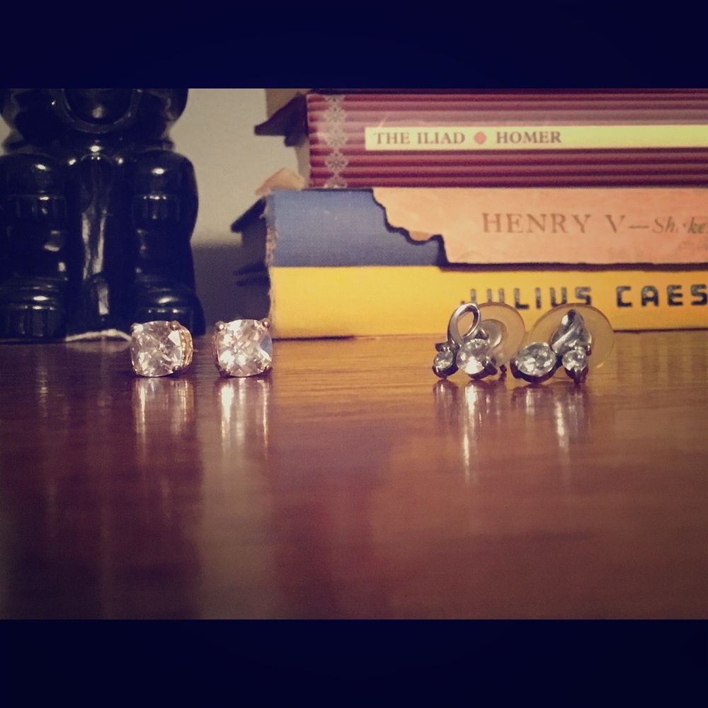 Lot of 2:  Stud Earrings